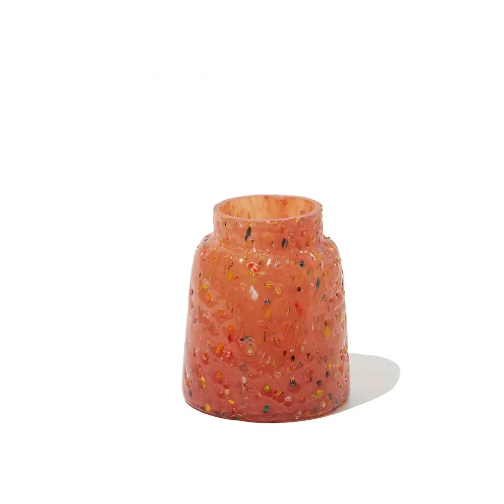 Confetti Pop Textured Glass Vase