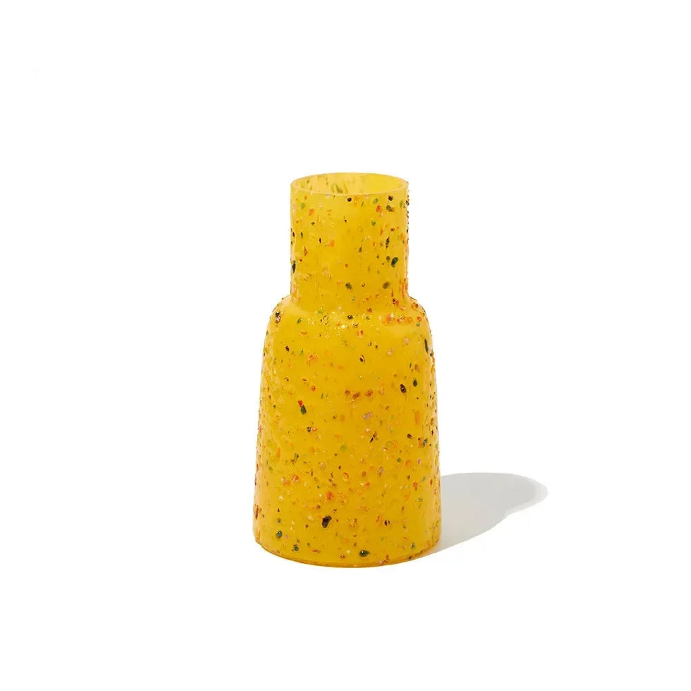 Confetti Pop Textured Glass Vase