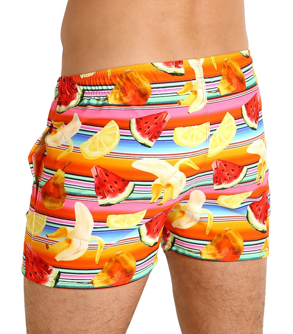 LASC Malibu Swim Shorts - Fruit Stripes