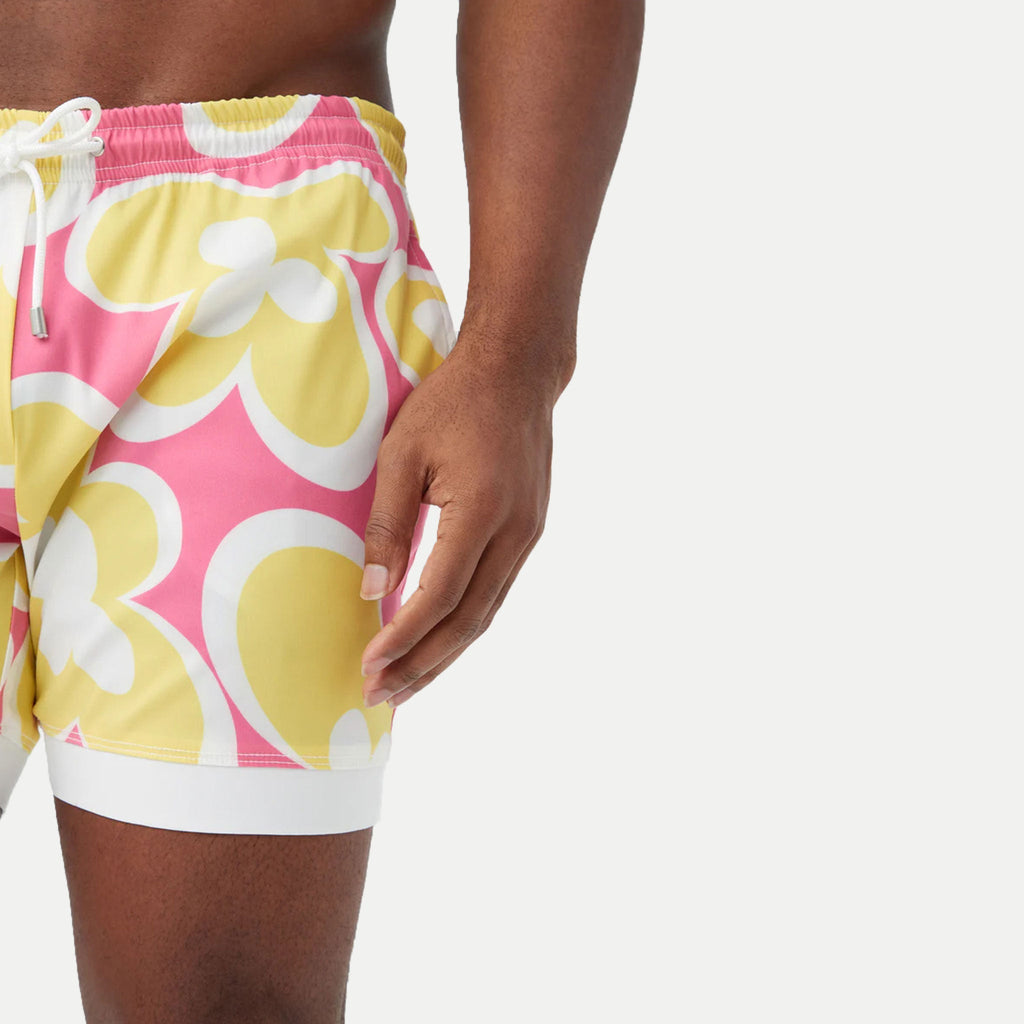 Mr. Turk Hermosa Board Short - Palm Bay Floral Print