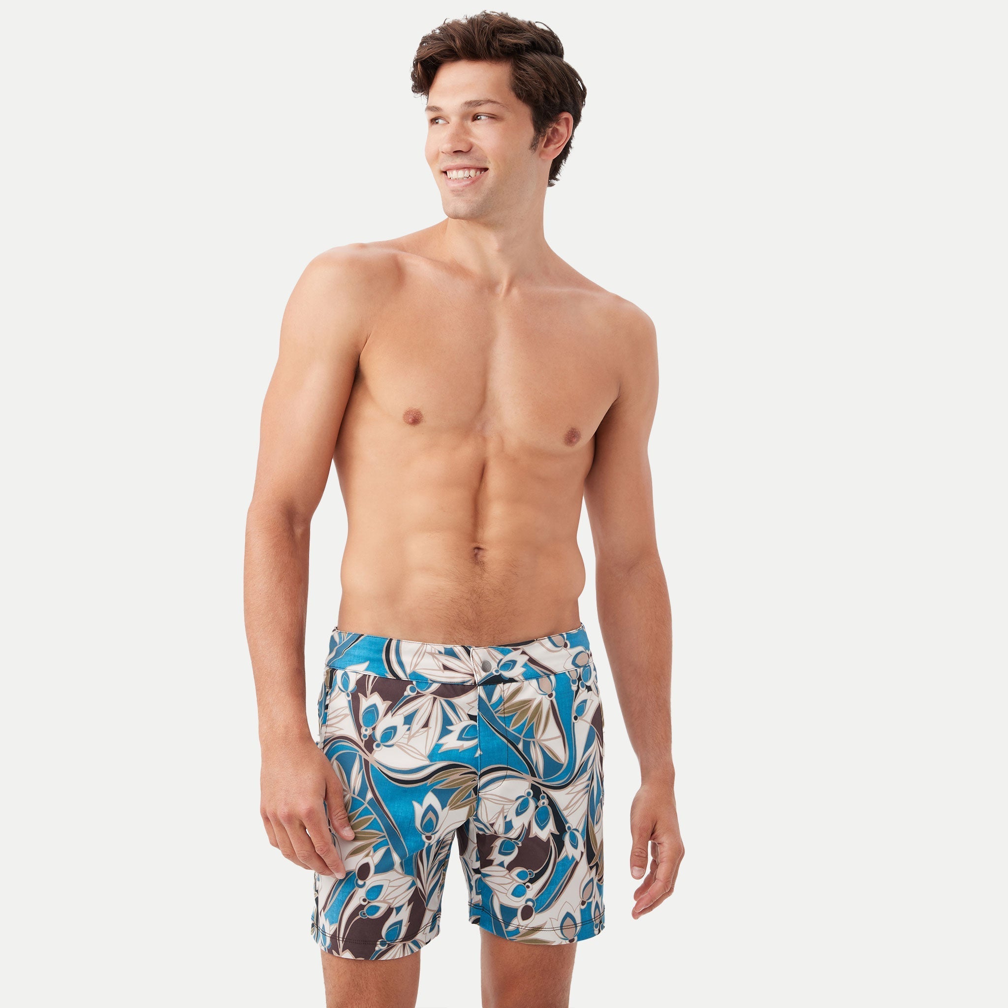 Mr. Turk Honolulu Board Short - Senegal Garden Print