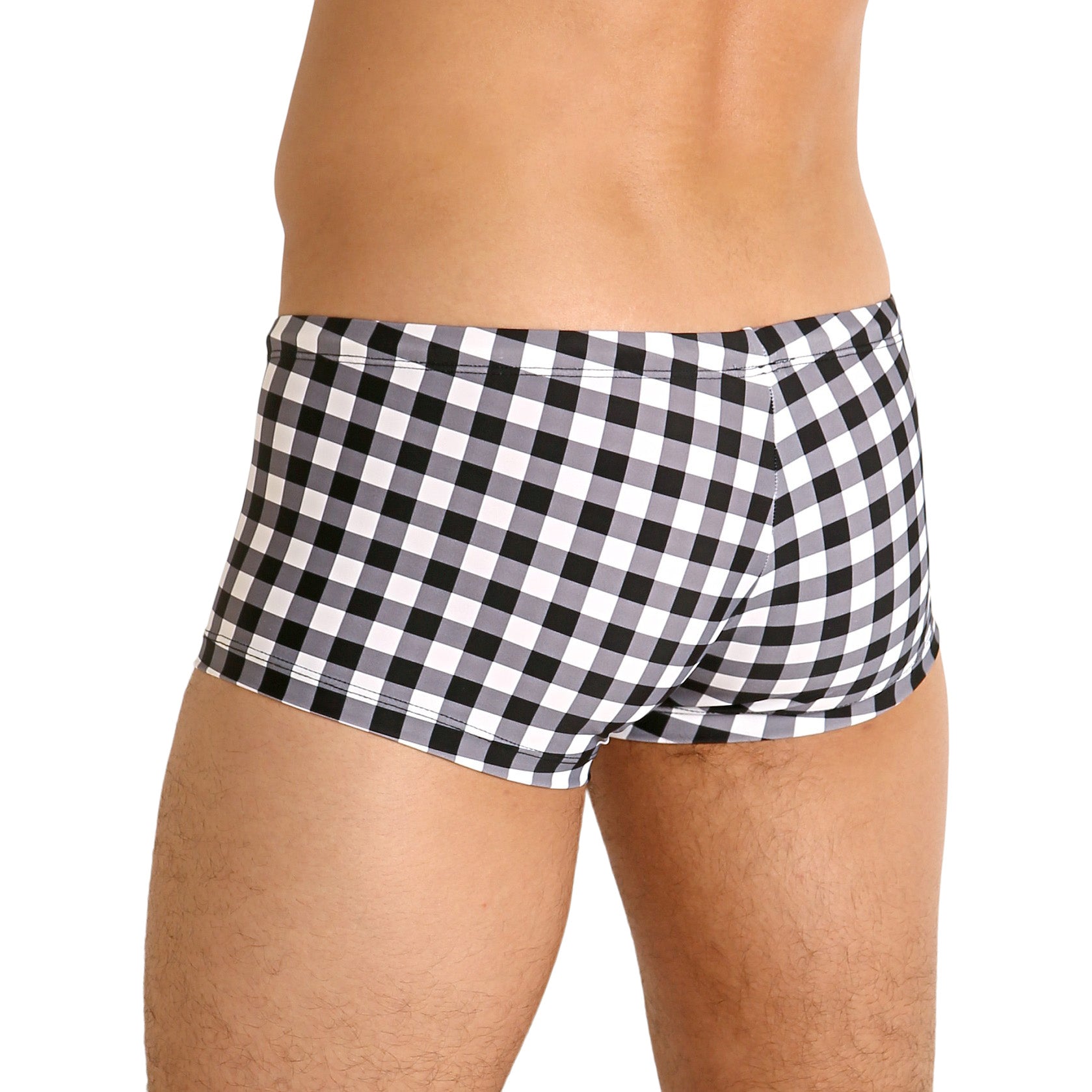 Rick Majors Black Picnic Low Rise Swim Trunks