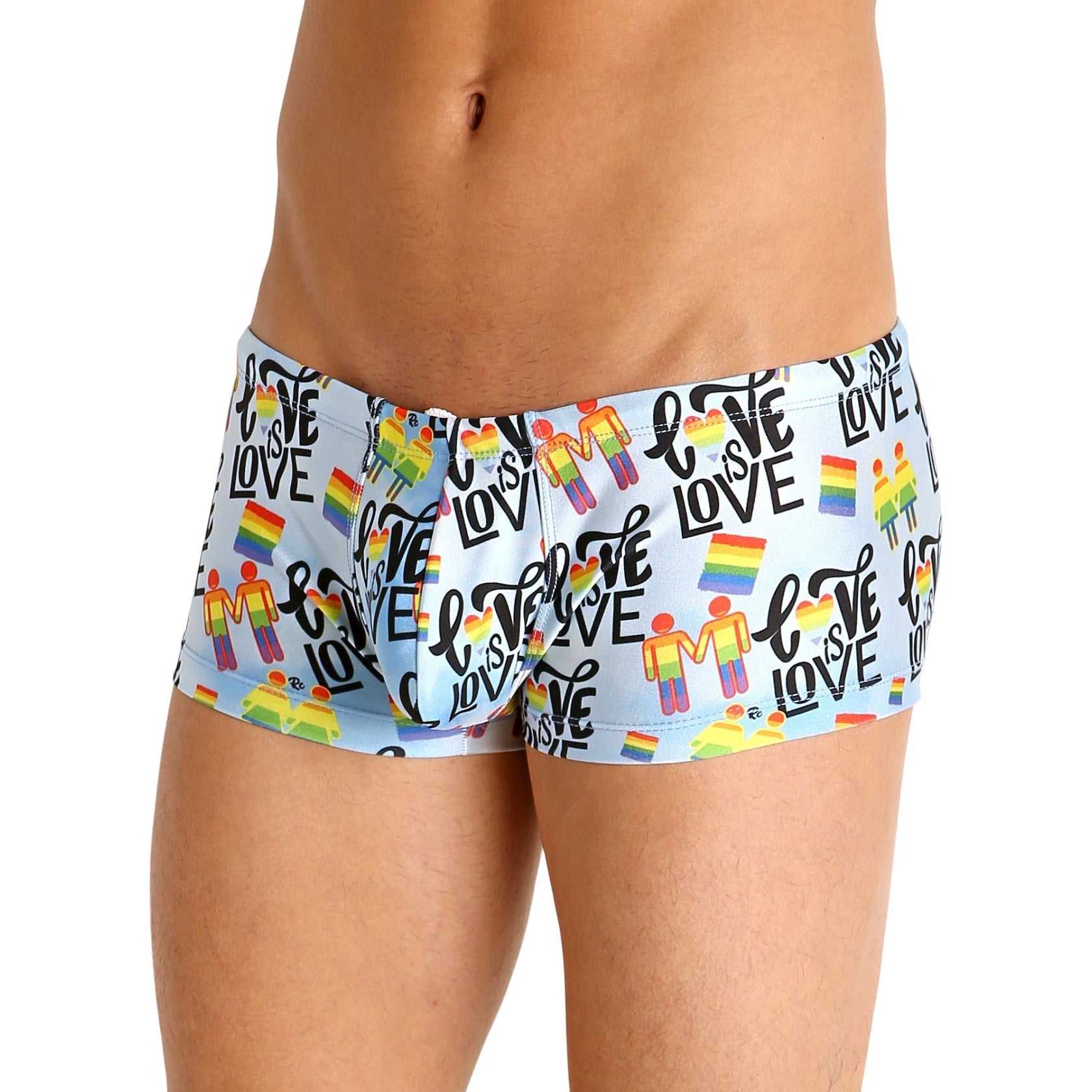 Rick Majors Love is Love Low Rise Swim Trunks